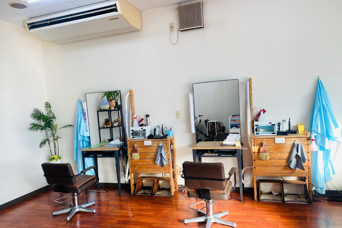 店内の横長の画像